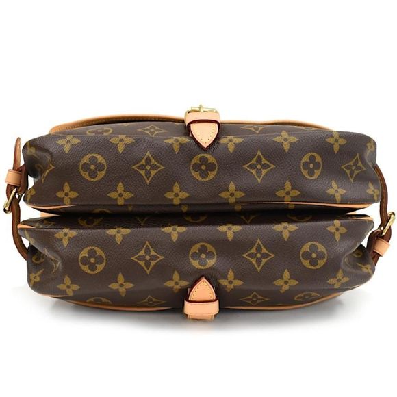 Louis Vuitton Saumur Messenger Shoulder Bag Monogram Brown - Picture 4 of 8